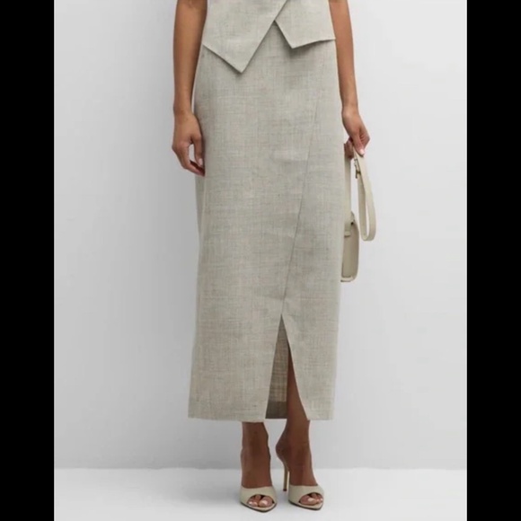 Rohe Overlap Maxi Skirt - Picture 3 of 9